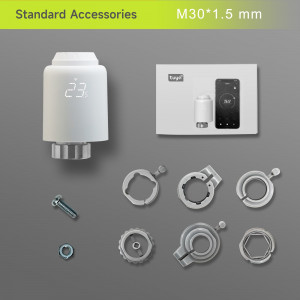 Termostat inteligent pentru calorifer, wifi, android ios, control vocal alexa, programabil - Img 7
