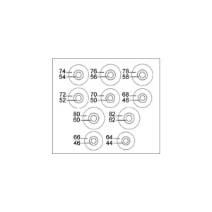 TIJA CU FILET, PREZON, M12 PENTRU TRUSA 52494 - Img 3