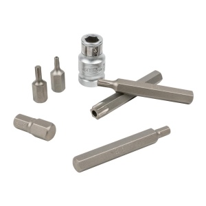 TRUSA SPECIALA CAPETE SURUBELNITA 74 PIESE PT. SURUBURI RIBE. 12 FETE. TORX. TORX INV.. HEXAGONAL - Img 7