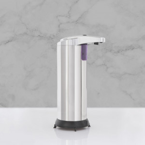 Vog und Arths - Dozator automat de săpun lichid - 220 ml- stand alone, cu baterie, crom lucios - Img 1