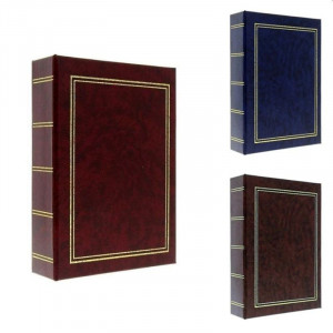 Album foto clasic tip carte, 13x18, 100 poze culoare maro