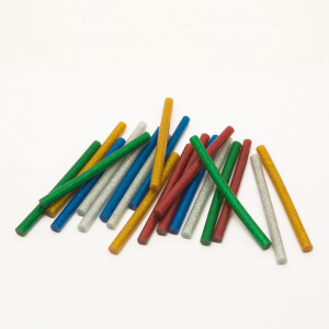 Baton termoadeziv - 7 mm - colorat, glitter - Img 1