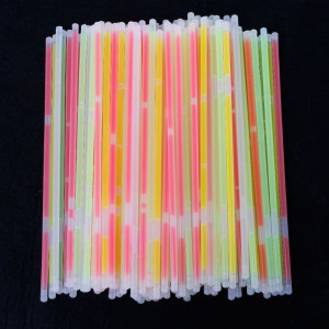 Betisoare bratari luminoase glow sticks, diverse culori, set 100 bucati culoare rosu - Img 11