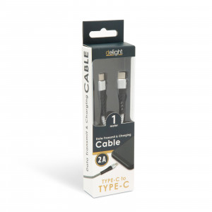 Cablu de date - Type-C - Type-C, alb - 1 m - Img 3