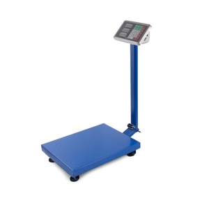 Cantar electronic industrial, maxim 150 kg, display led, otel, albastru - Img 4