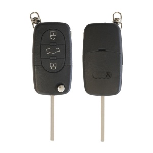 CARCASA CHEIE CONTACT PENTRU AUDI A3 / A6 / A8, 3 BUTOANE, CU CHEIE - Img 9
