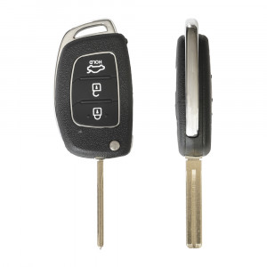 CARCASA CHEIE CONTACT PENTRU HYUNDAI I20 / I30, 3 BUTOANE, CU CHEIE - Img 4