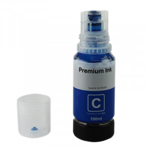 Cerneala compatibila premium epson l103 ecotank, flacon xxl 100 ml culoare cyan - Img 5