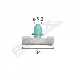 CLIPS FIXARE ELEMENTE EXTERIOARE PENTRU BMW/FIAT 9.2X34MM - ALB SET 10 BUC - Img 2
