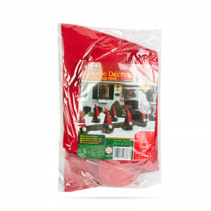 Decorațiuni elf pentru tuia - roșii - 60 x 39 cm - Img 3