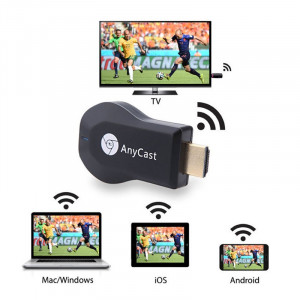 Dongle tv media player dual core 1.2 ghz, dlna, miracast, airplay, ram 128mb, hdmi, anycast m4 - Img 1