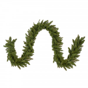 Ghirlanda decorativa din brad artificial, molid scandinav, lungime 5.4 m, verde natural, aspect bogat - Img 2