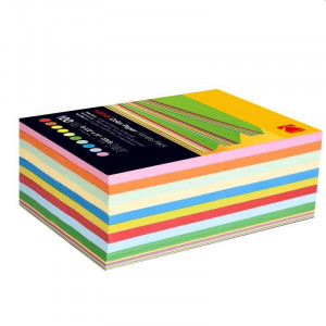 Hartie colorata a4 kodak, printabila fata verso, 10 culori, 80g, top 100 coli - Img 18