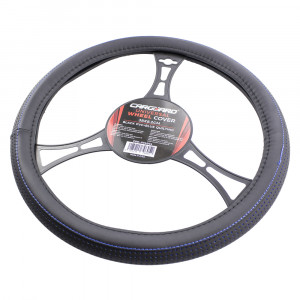 Husă volan auto - negru / albastru PRO - CARGUARD - Img 5