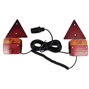 KIT MAGNETIC LAMPI REMORCA CU CABLU LUNG DE 7M. CABLU INTRE LAMP - Img 3