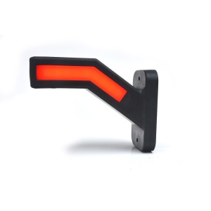 LAMPA GABARIT LED CU BRAT 1167L W168.2, 12V-24V, POZITIE ALB / ROSU / PORTOCALIU STANGA WAS - Img 9