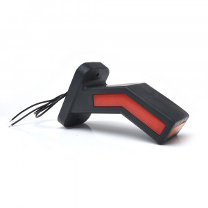 LAMPA GABARIT LED CU BRAT 1167P W168.2, 12V-24V, POZITIE ALB / ROSU / PORTOCALIU DREAPTA WAS - Img 6