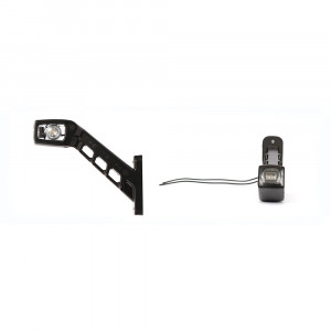 LAMPA GABARIT LED CU BRAT 238L W48, 12V-24V, POZITIE ALB / ROSU / PORTOCALIU STANGA WAS - Img 1