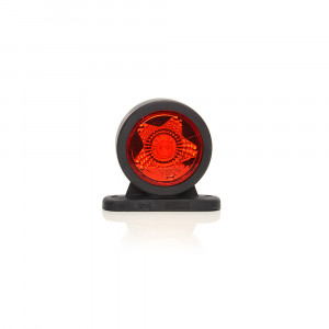 LAMPA GABARIT LED CU BRAT 883 W56STAR, 12V-24V, POZITIE ALB / ROSU WAS - Img 2