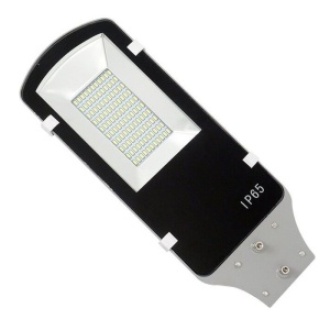Lampa stradala solara 100w, 206 led-uri, 2 trepte iluminare, telecomanda, aluminiu - Img 8