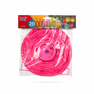 Lampion LED - magenta - 2 x AAA - Img 3