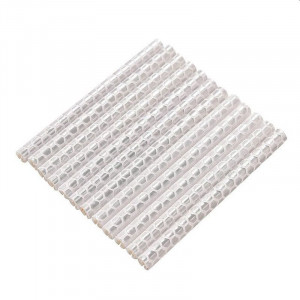 Ornamente reflectorizante pentru spite bicicleta, inaltime 7 cm, albe, set 12 bucati - Img 3