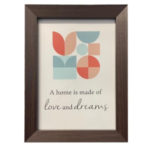 Rama foto ethel, lemn, format 15x21 cm, suport sustinere, cleme fixare, wenge