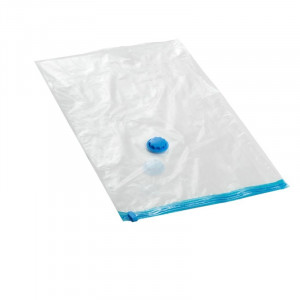 Sac de vidat pentru depozitare textile, 60x80 cm, reutilizabil, transparent - Img 3
