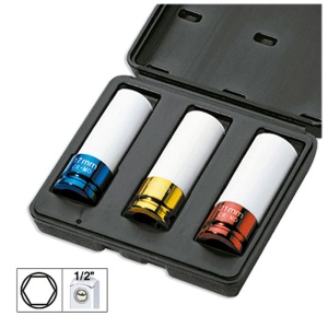 SET 3 TUBULARE IMPACT DE 1/2' SP. EXTRACTIE ROTI - Img 4