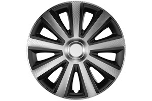 SET CAPACE ROTI 15` VR CARBON AVIATOR SILVER&BLACK - Img 2