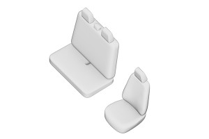 SET HUSE SCAUN FORD TRANSIT (2+1) 2009-2011 - Img 2