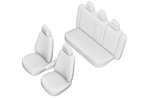 SET HUSE SCAUN VOLKSWAGEN GOLF 5 2004-2009 (BANCHETA FRACTIONATA) - Img 2