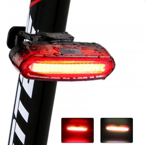 Stop led pentru bicicleta, reincarcabil usb 600 mah, 16 led-uri, 4 moduri iluminare, ipx4 - Img 3
