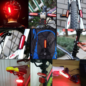 Stop led pentru bicicleta, reincarcabil usb 600 mah, 16 led-uri, 4 moduri iluminare, ipx4 - Img 10