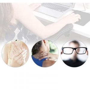 Suport ergonomic de brat pentru birou, corectare postura, unghi reglabil, 28x13.5 cm - Img 11