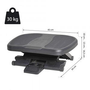 Suport ergonomic relaxare picioare, inclinare 30 grade, 3 trepte inaltime, antiderapanta - Img 6