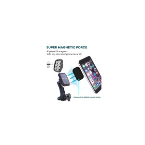 SUPORT TELEFON MAGNETIC AUTO CU FIXARE IN GRILA DE VENTILATIE SI BRAT REGLABIL - Img 14