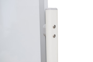 Tabla magnetica doua fete scriere, 90x120 cm, stand mobil cu blocare roti, rama aluminiu - Img 10