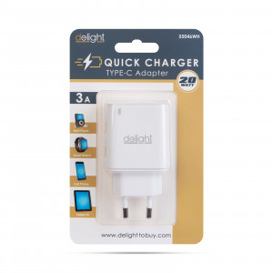 Adaptor - Type-C - încărcător rapid, PD20W - alb - Img 4