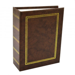 Album foto clasic tip carte, 13x18, 100 poze culoare maro - Img 2