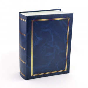Album foto classic tip carte pentru 300 poze, 10x15 culoare albastru