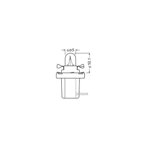 BEC BORD B8.5D SOCLU VERDE LIME 12V 2W SET 10 BUC OSRAM - Img 4
