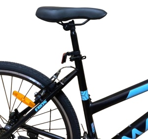 Bicicleta dama 700c hibrid, munte, oras, 21 viteze shimano, v-brake, cadru 17 inch aluminiu - Img 7