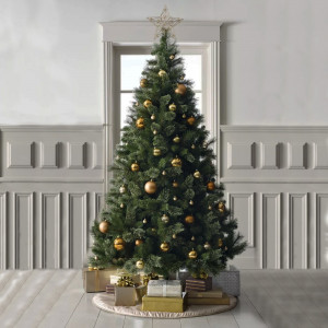 Brad de craciun artificial pin himalaya 180 cm, cu aspect real de conifer, suport inclus - Img 2