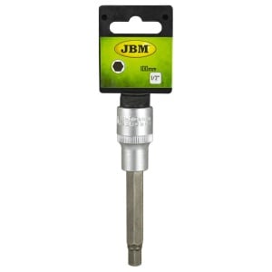 CAPETE TUBULARE HEXAGONALE 1/2 INCH H8 100MML JBM - Img 2
