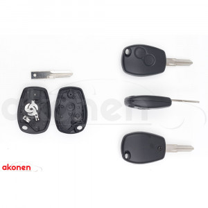 CARCASA CHEIE CONTACT PENTRU DACIA LOGAN / SANDERO 2 BUTOANE, CU CHEIE - Img 1