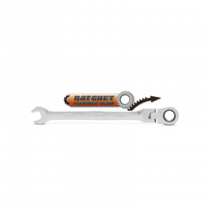 Cheie fixa cu clichet si cap rabatabil 23 mm - Img 1
