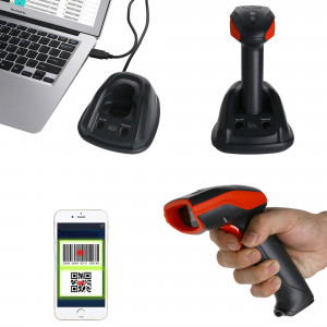 Cititor coduri de bare 2d wireless, raza 400 m, usb, suport andocare, bp - Img 6