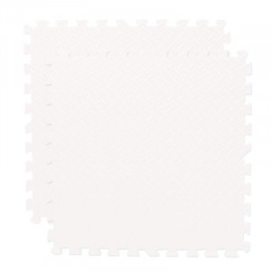 Covoras puzzle xl, 60x60 cm, grosime 2 cm, spuma eva, 2 piese culoare alb - Img 2