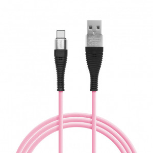 Delight - Cablu de date - iPhone "lightning", 2 m, silicon, 4 culori - Img 4